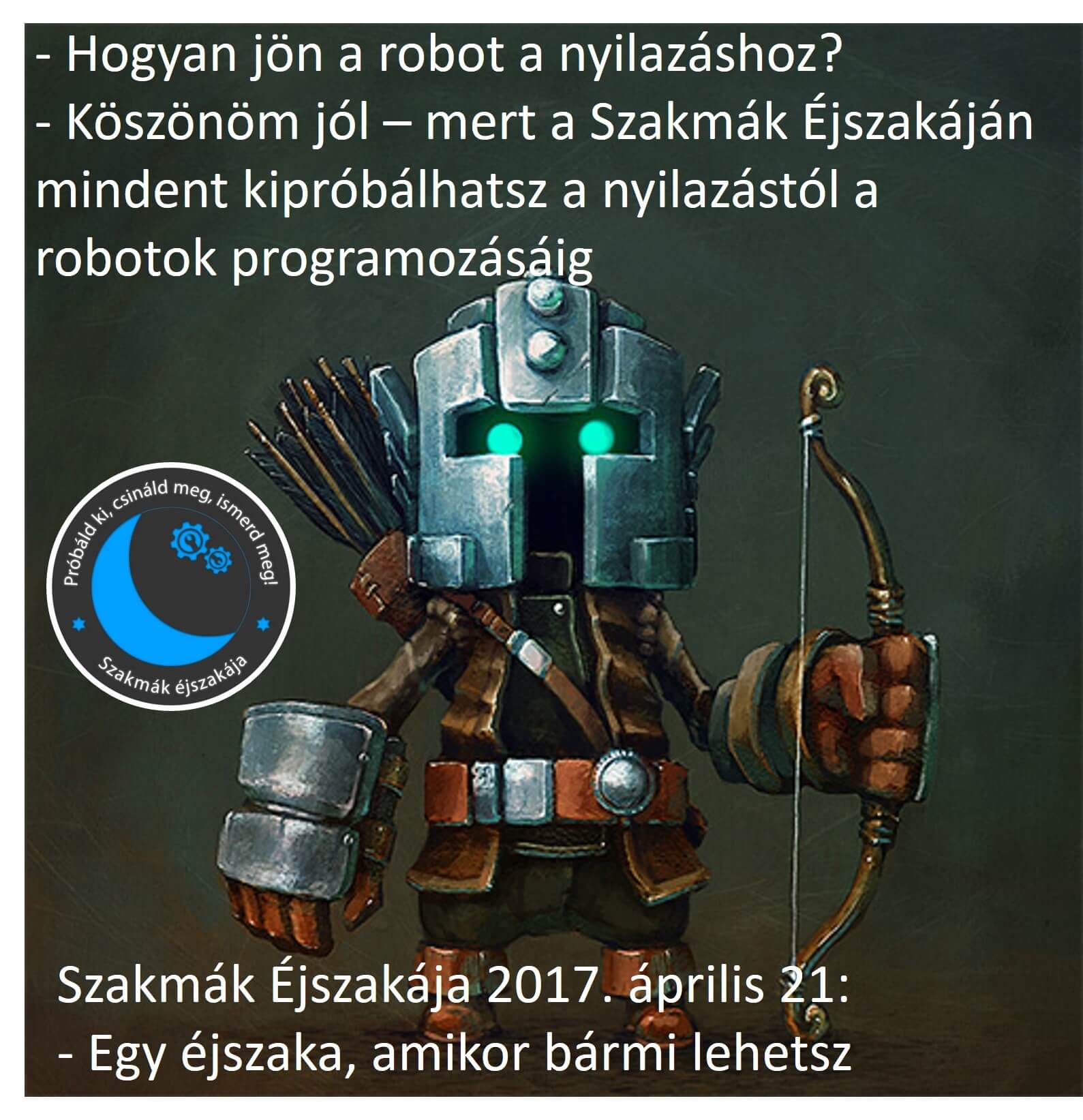 Szakmák éjszakája 2017 - robot